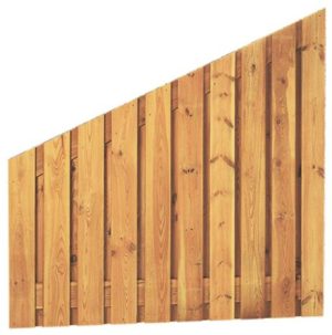 Grenen afbouw schermen, 21 planks, 17 mm 180 x 180/89 cm